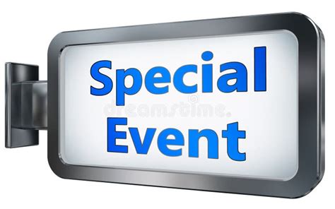 Special Event Ahead Sign Stock Illustration Illustration Of Laptop