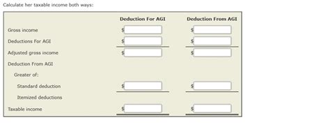 Get Answer For Agi Deductions Vs From Agi Deductions Lo 6 Reba