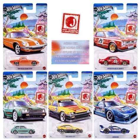 Jual READY Hot Wheels HW J Imports 2024 Nissan Skyline Hako HT 2000 GTX Acura NSX Mazda Cosmo