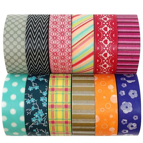 Wrapables Washi Tapes Decorative Masking Tapes Set Of Adset