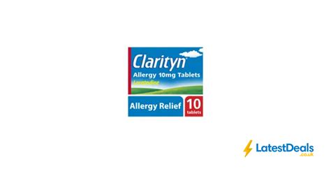 Clarityn Allergy 10mg Tablets 10 Tablets £3 At Asda