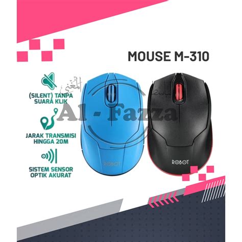 Jual Mouse Robot M Wireless Silent Click Original Shopee Indonesia