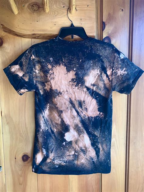 Black Acid Wash Tee Etsy