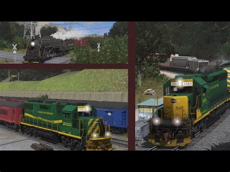 [TRAINZ:19] Steam & Diesel on the trainz Reading & Northern - YouTube