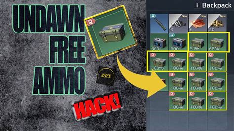 Undawn How To Get Free Ammo Ammo Hack Tutorial Undawn Tips And