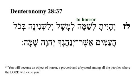 Deuteronomy 28 Hebrew Bible Speaker With English Captions Youtube