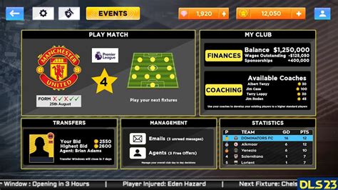 Dream League Soccer Dls New Features Ft Manager Mode