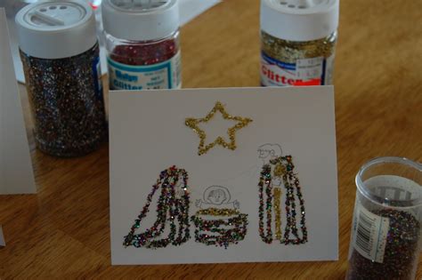 Beautifully Treasured: Christmas Crafting---Glitter Cards