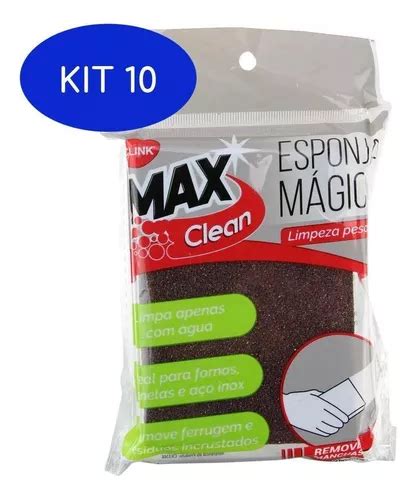 Kit 10 Esponja Mágica Limpeza Pesada Frete grátis