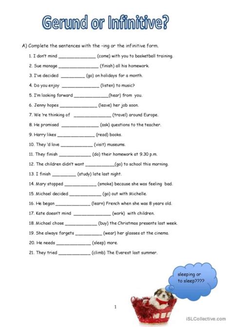 Gerundio English Esl Worksheets Pdf Doc