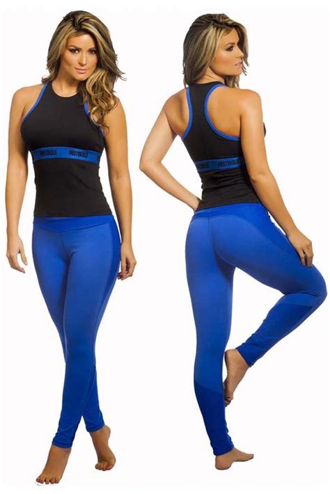 Protokolo 064 Set Women Sexy Sportswear Activewear Gym Clothing Workout