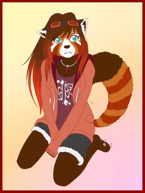 Red Panda Fursona Flat Color By 2rldesigns On Deviantart