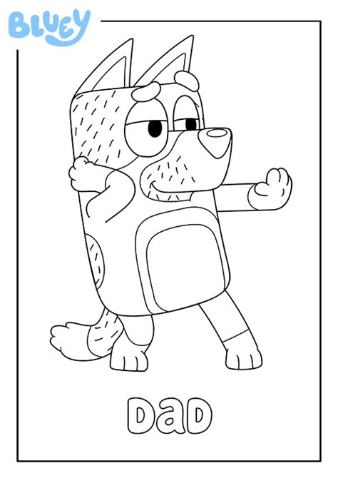 Colour in Bandit - Cbeebies