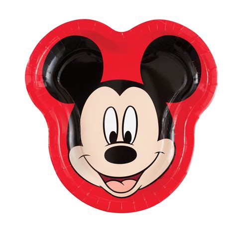 Mickey Mouse Paper Dinner Plates 10 25 In X 10 In 24 Count