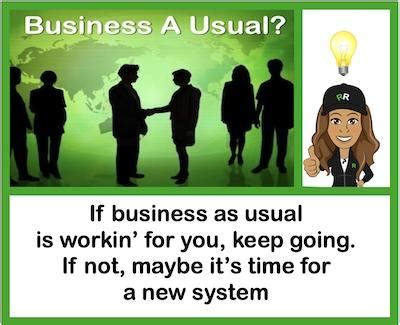 business  usual    unusual