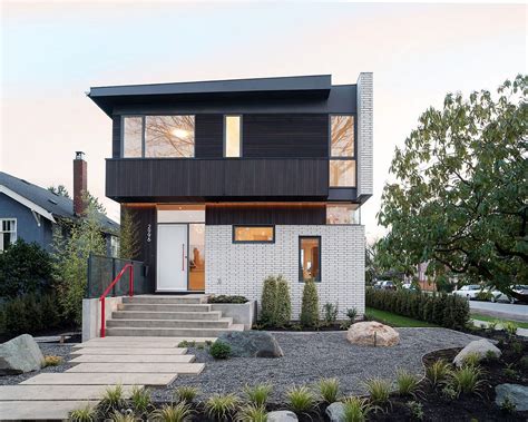 This Vancouver Home Wows with a White Brick Façade and Bamboo Garden