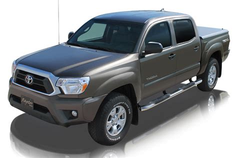 Toyota Tacoma Double Cab Oval Curved Chrome Nerf Bars