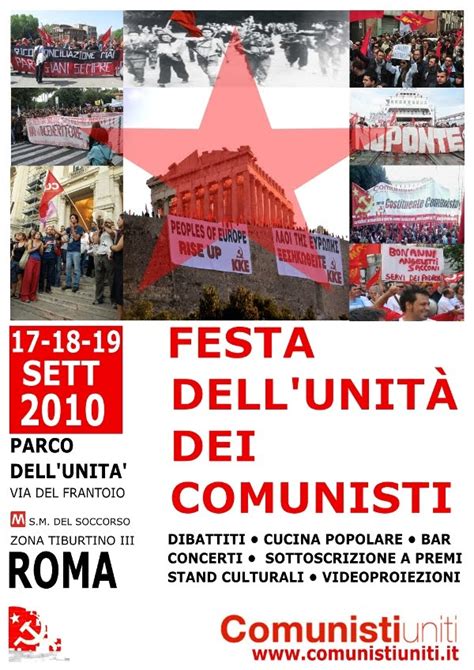 Comunisti Italiani Vibo Valentia Festa Dell Unit Dei Comunisti