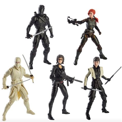 Joe Classified Series 6 Inch Snake Eyes Joe Origins Akiko Action