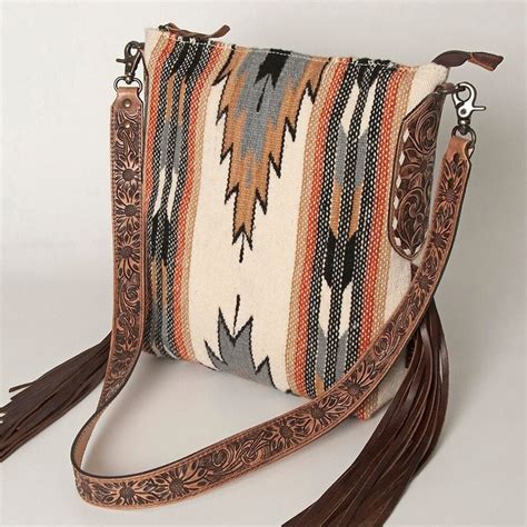 Western Hand Tooled Leather Purse Concealed Carry Purse Etsy