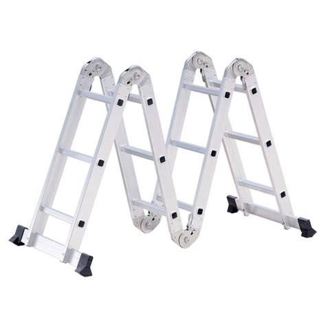 Aluminum Multi Purpose Folding Hinge Ladder From Ft To Ft Walwen