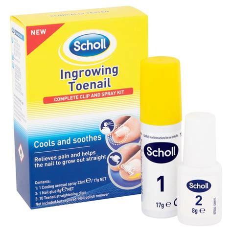 Scholl Ingrowing Toenail Complete Clip And Spray Kit Ocado