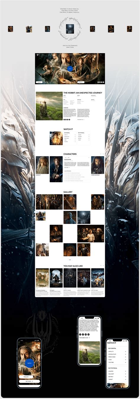 Warner Bros Corporate Website Redesign Behance