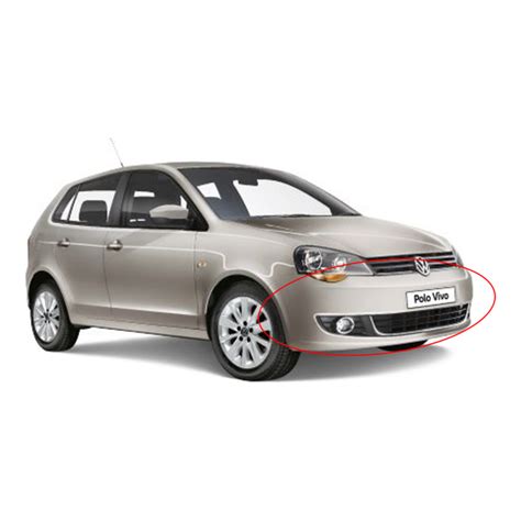 Vw Polo Vivo Painted Front Bumper With Fog Lamp Hole 2010 2015 Reflex