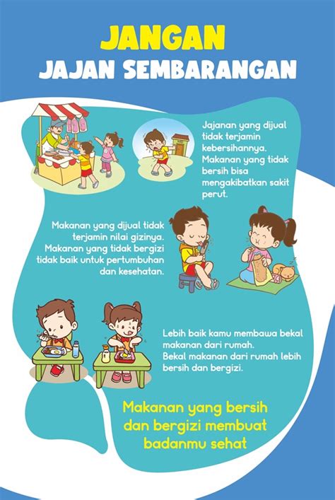 Poster Jangan Jajan Sembarangan Siplah Intanonline