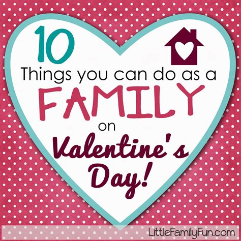 Family Activities for Valentine's Day