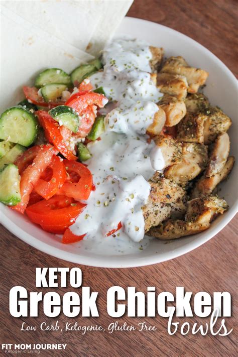 Low Carb Greek Chicken Bowls Fit Mom Journey