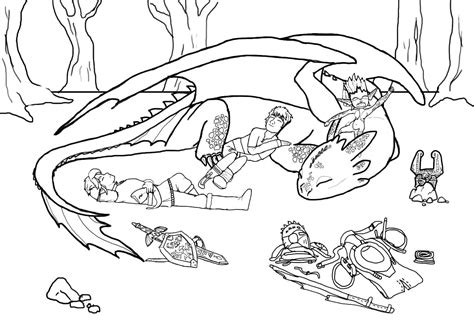 Chibi Toothless Coloring Pages