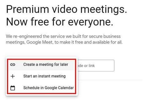 Cómo iniciar o programar una reunión en Google Meet ES Atsit