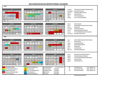 Keller ISD Calendar with Holidays Images Free Download https://www.youcalendars.com/keller-isd ...