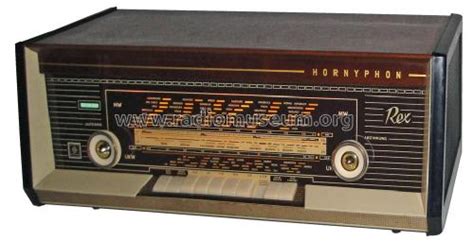 Rex W462A 00 70 Radio Horny Hornyphon Wien Build Radiomuseum Org
