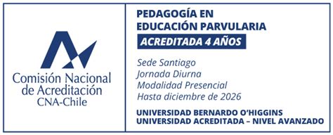 Pedagogía en Educación Parvularia