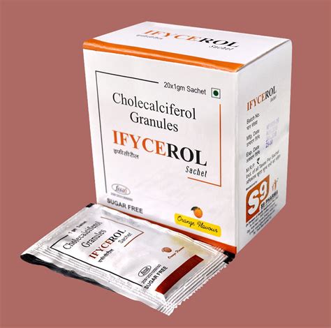 Cholecalciferol Granules Iu Sachet At Rs Box Calciferol