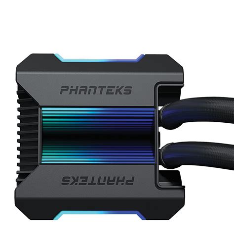 Phanteks Announces Black Glacier One 240280360mp Halo Aio Cpu Coolers