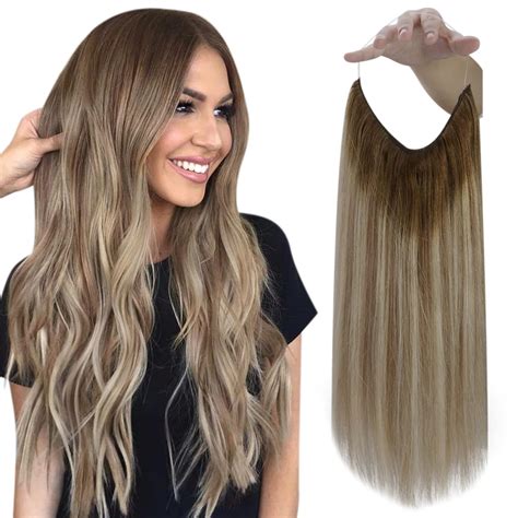 Amazon Fshine Invisible Human Hair Extensions Clip In Hair