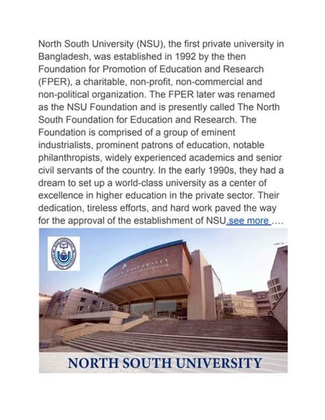 North South University | PDF | Free Download