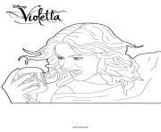 Coloriage Violetta Imprimer Dessin Violetta Colorier