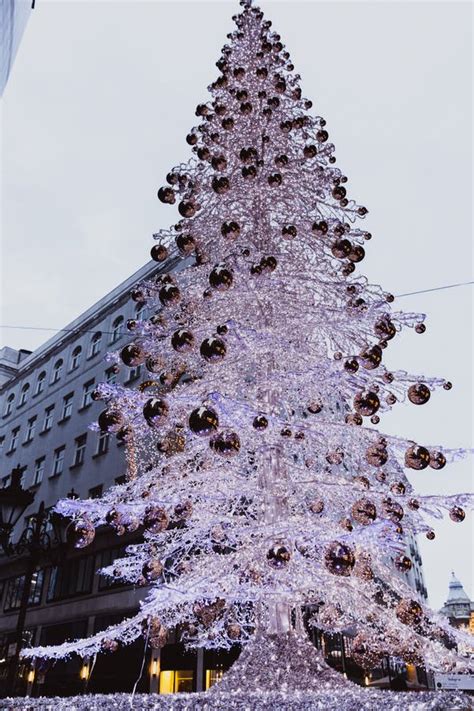 Budapest Hungary January 01 2018 The Christmas Tree In The Fashion