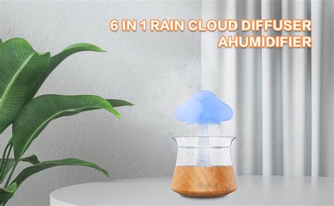 Amazon Mostop Rain Cloud Humidifier Water Drip Rain Cloud Diffuser