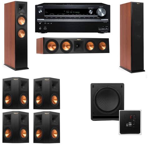 Klipsch Rp 260f Ch Sw 112 71 Onkyo Tx Nr838 Tower Speakers Free