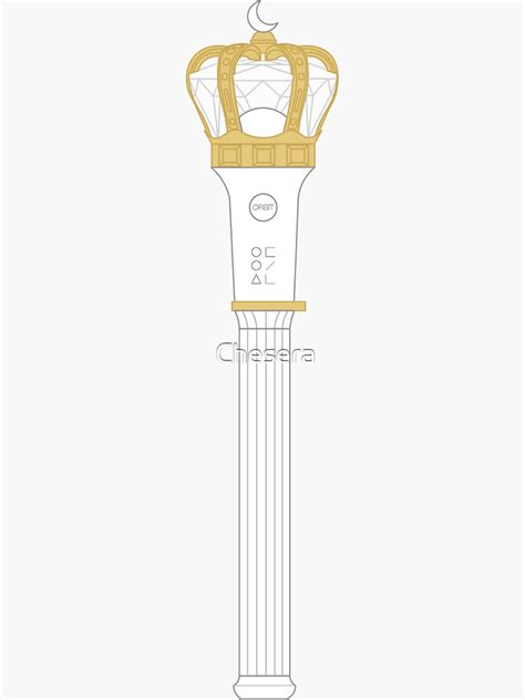 Loona Lightstick Sticker For Sale By Chesera Redbubble