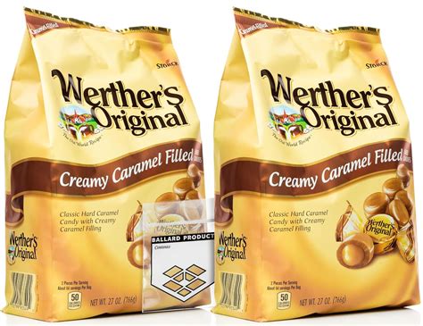 Werthers Original Creamy Caramel Filled Pack Of 2 Bulk