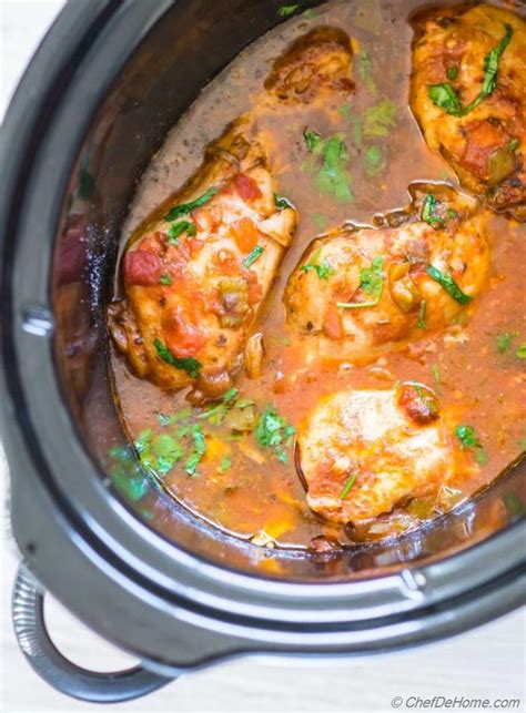 5 Ingredients Crockpot Salsa Chicken Recipe