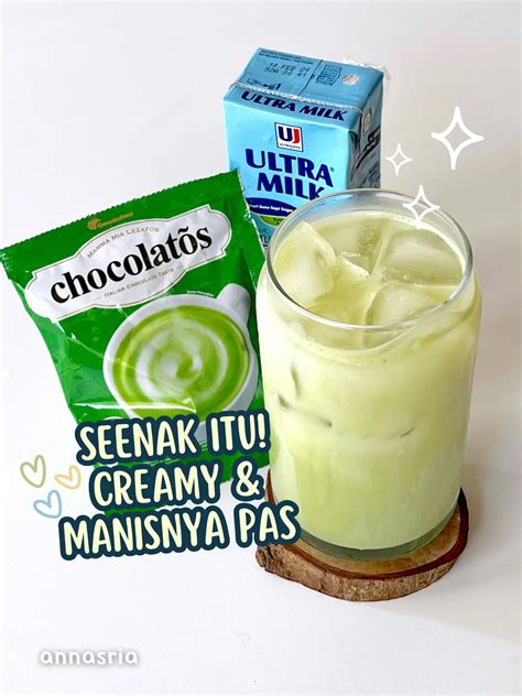 CREAMY MATCHA LATTE CUMA 2 BAHAN SIMPEL BANGET Galeri Diposting