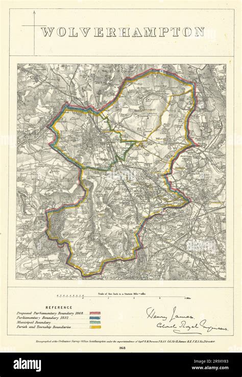 Wolverhampton Staffordshire James Parliamentary Boundary Commission