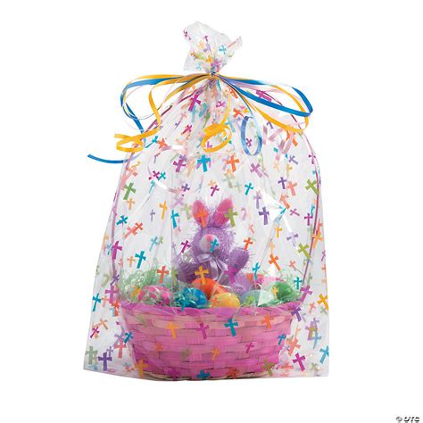 Religious Easter Basket Cellophane Bags Oriental Trading